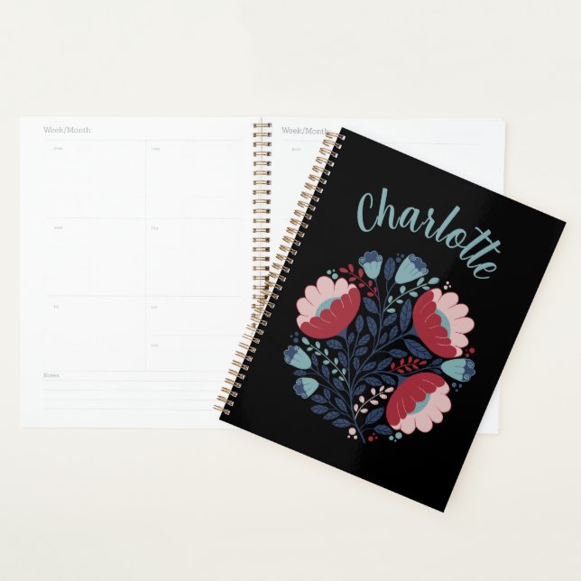 Folk Art Florals in Full Bloom Planner (Display)