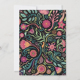 Folk Art Flower Card