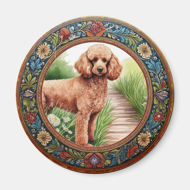 Folk-art Frame Magnet (Front)