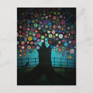 FOLK ART Imagination BY LORI EVERETT postcard