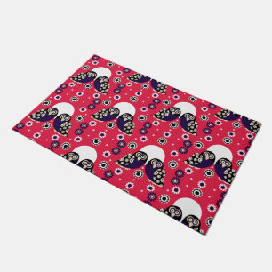 Folk Art Owl Doormat