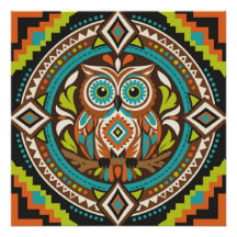 Folk Art Owl