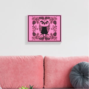 Folk Art Owl Prints