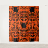 Folk Art Owl Prints
