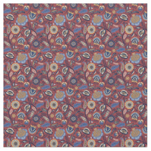 Folk Art Pattern Fabric