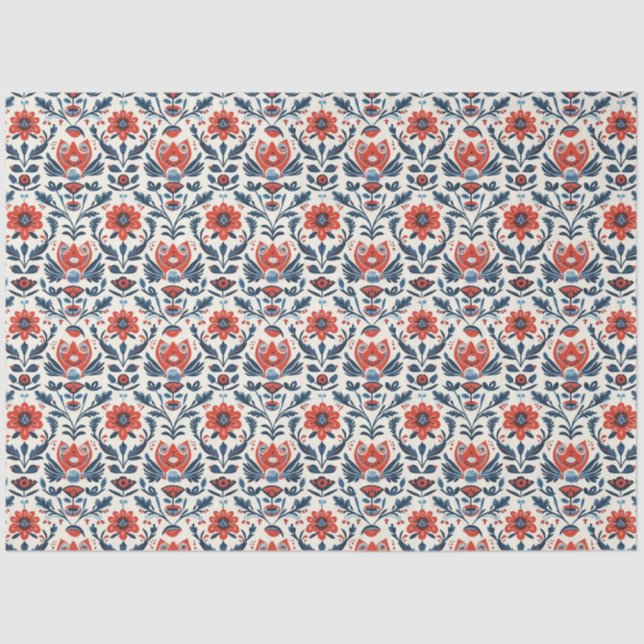 Folk art PP282 Tissue Paper (Front)