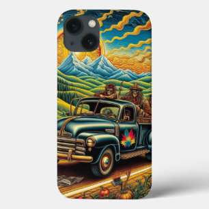 Folk Art Road Trip iPhone 13 Case