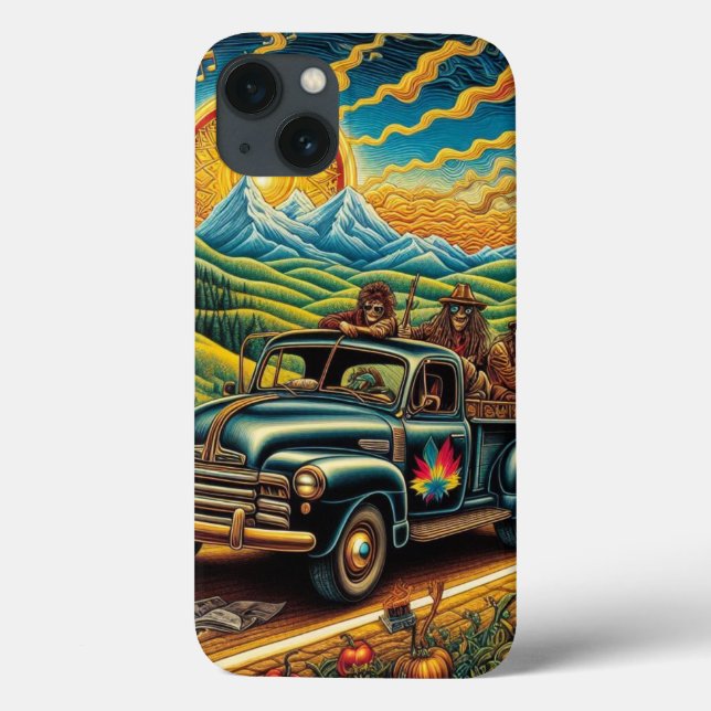 Folk Art Road Trip Case-Mate iPhone Case (Back)