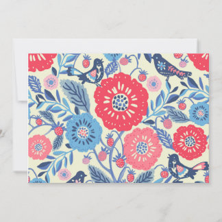 Folk Art Thank You Card