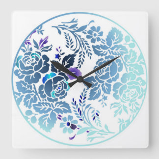 Folk Art Wall Clock