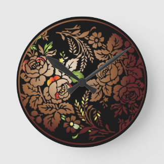Folk Art Wall Clock