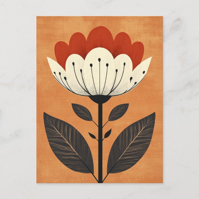 Folk Bloom #238 Postcard (Front)