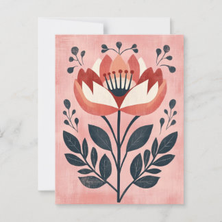 Folk Bloom #253 Postcard