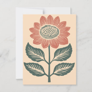 Folk Bloom No.260 Postcard