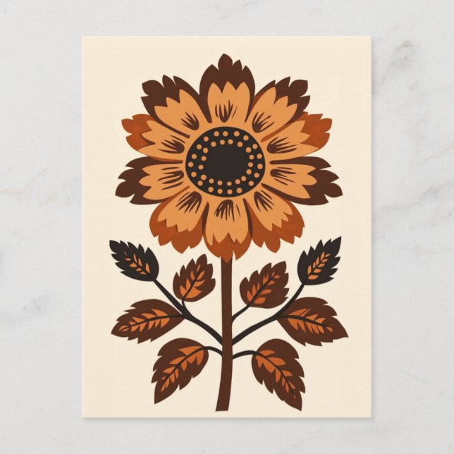 Folk Bloom No.274 Postcard (Front)