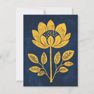 Folk Bloom No.276 Postcard