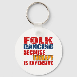 Folk Dance Designs Key Ring