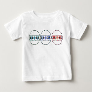 Folk Design Easter Eggs Baby T-Shirt