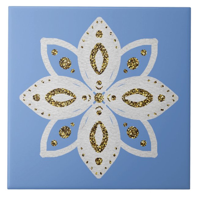 folk flower 1  tile (Front)