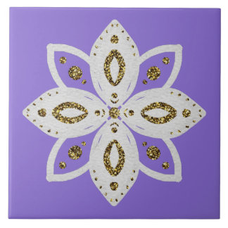 folk flower 1  tile
