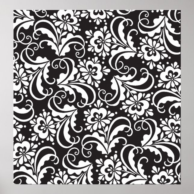 folk flowers poster (Front)