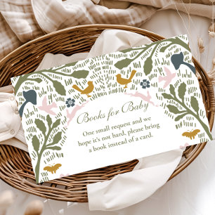 Folk Garden Woodland Books for Baby Enclosure Card