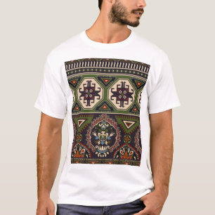 Folk geometric: colourful ethnic wallpaper. T-Shirt