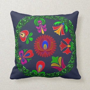 Folk Hungarian Patterns Cushion