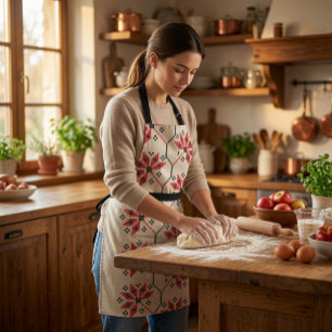 Folk-Inspired Kitchen Essentials Apron