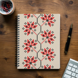 Folk-Inspired Stationery Notebook