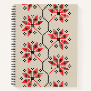 Folk-Inspired Stationery Notebook