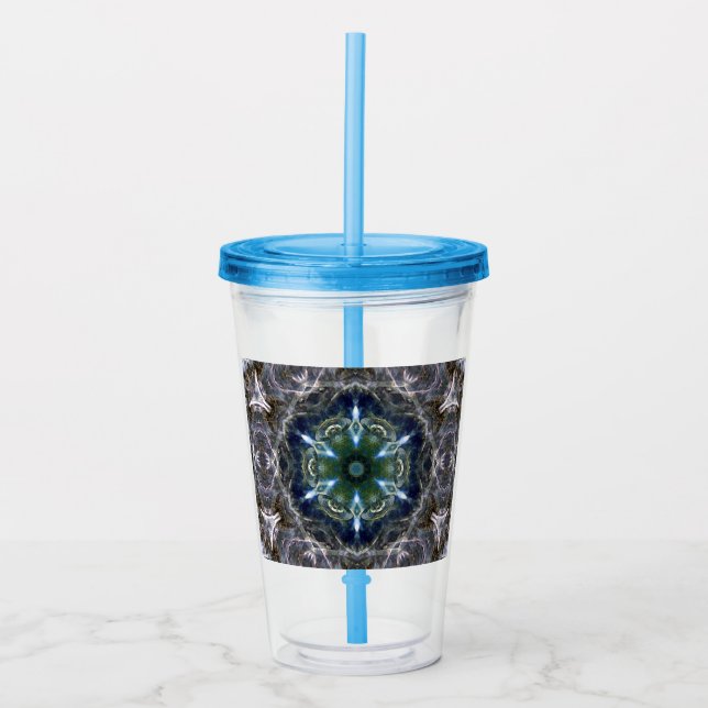 Folk Mandala  Acrylic Tumbler (Front)