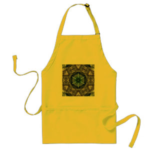 Folk Mandala  Adult Apron