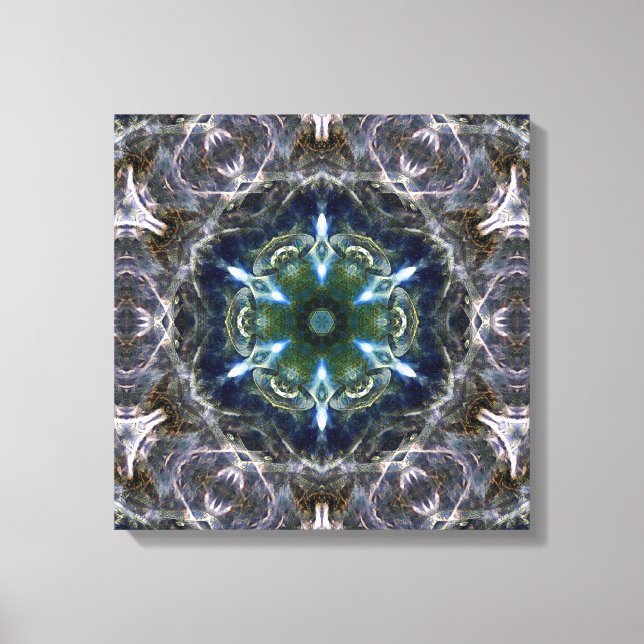 Folk Mandala  Canvas Print (Front)