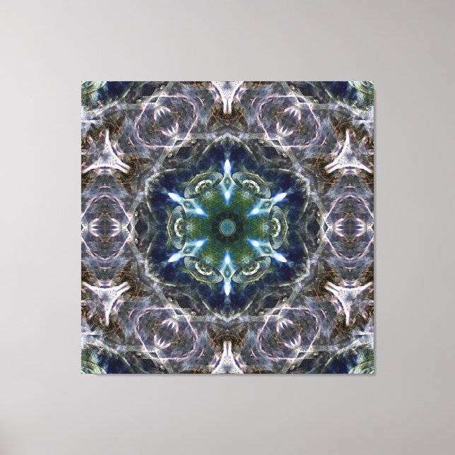 Folk Mandala  Canvas Print (Front)