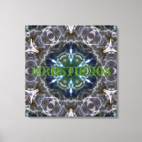 Folk Mandala Canvas Print