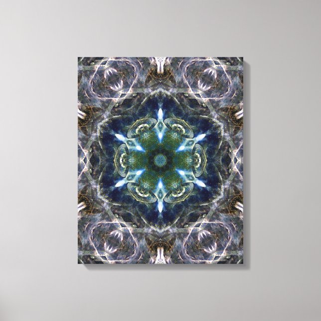 Folk Mandala  Canvas Print (Front)
