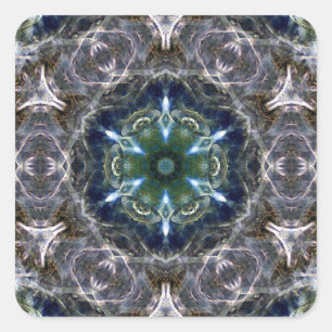 Folk Mandala  Classic Round Sticker