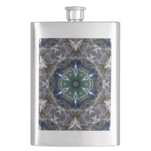 Folk Mandala Hip Flask
