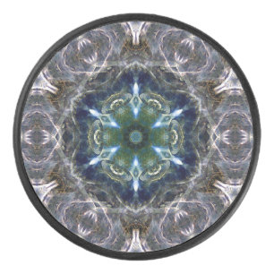 Folk Mandala  Hockey Puck