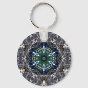 Folk Mandala  Key Ring