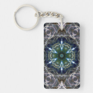 Folk Mandala  Keychain