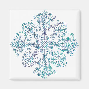 Folk Mandala Magnet