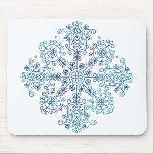 Folk Mandala Mouse Mat