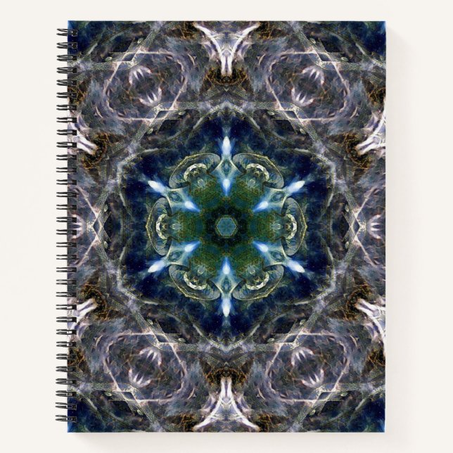 Folk Mandala  Notebook (Front)