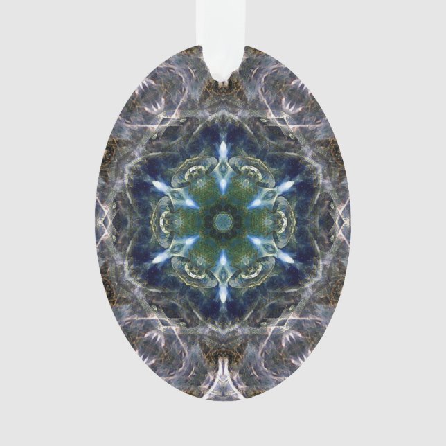 Folk Mandala  Ornament (Front)