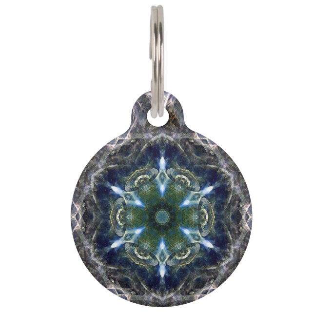 Folk Mandala  Pet ID Tag (Front)