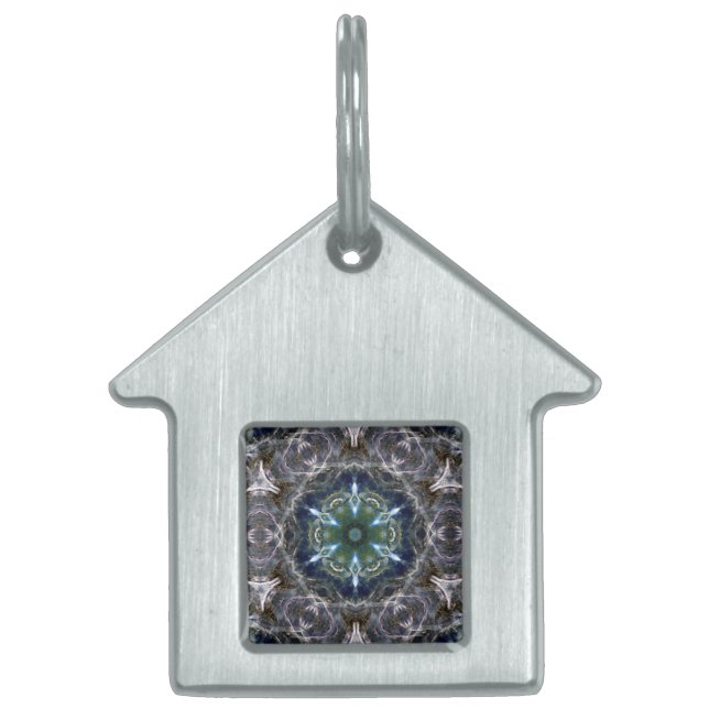 Folk Mandala  Pet ID Tag (Front)