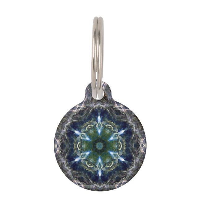 Folk Mandala  Pet Tag (Front)