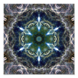 Folk Mandala  Photo Print